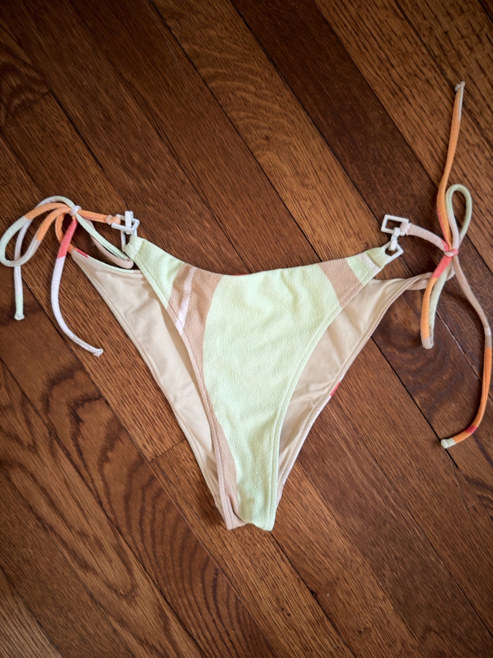 Pastel Multicolor Triangle Bikini Bottom